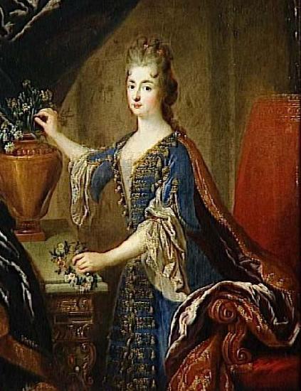 Circle of Pierre Gobert Portrait of Marie Anne de Bourbon (1666-1739), Princesse de Conti oil painting image